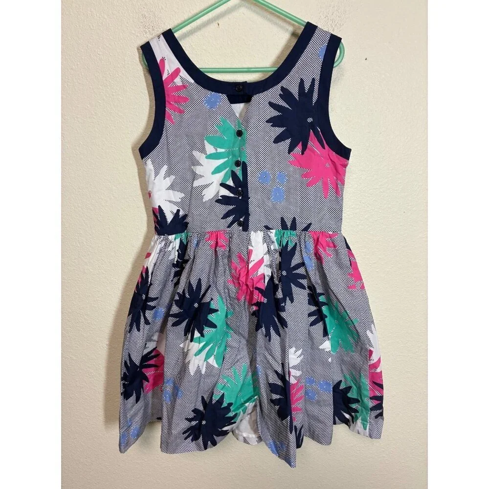 NWT Gymboree Dress Summer Church Party Casual Floral Boho Girls Size 8